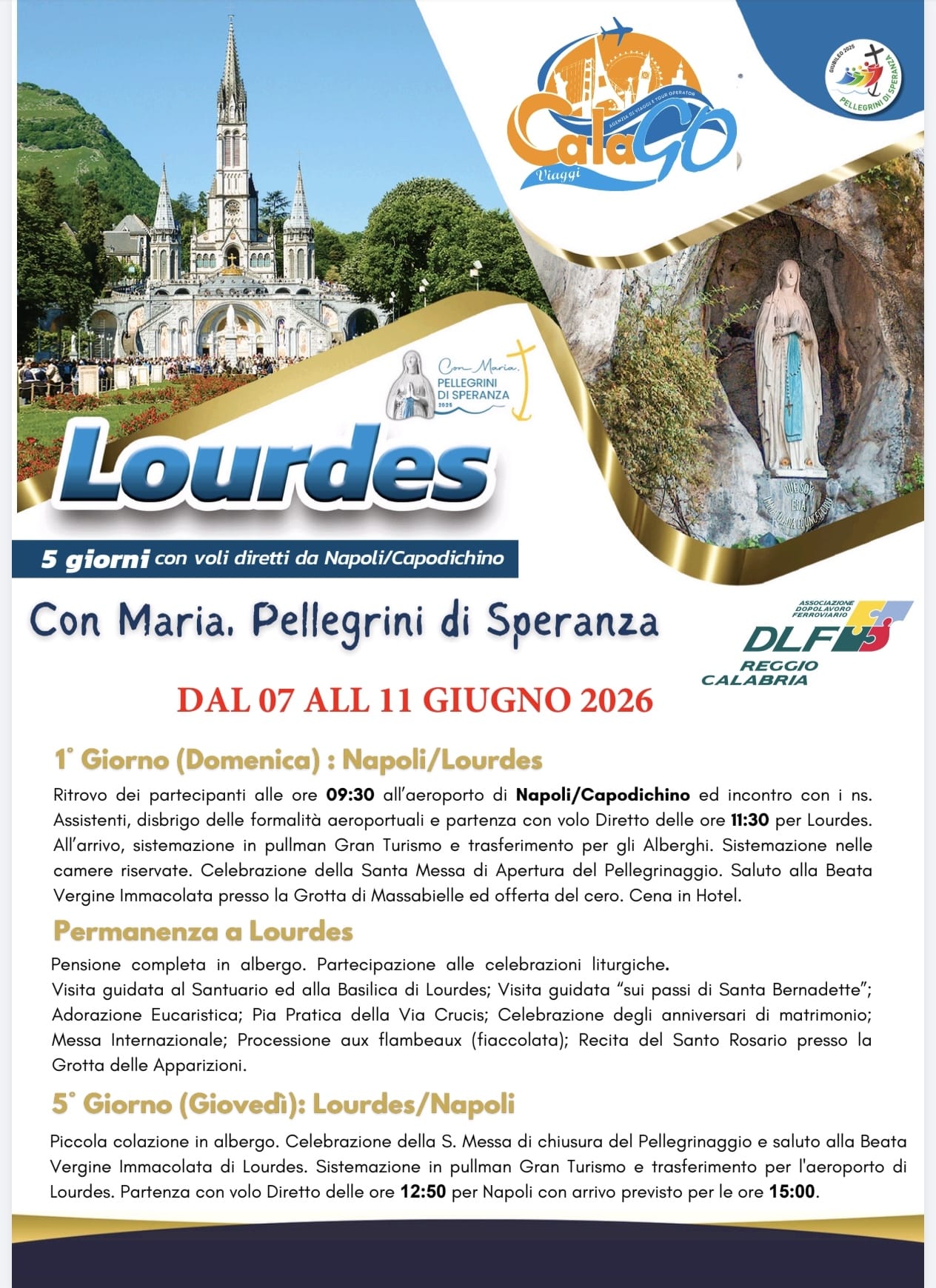 Viaggio a Lourdes